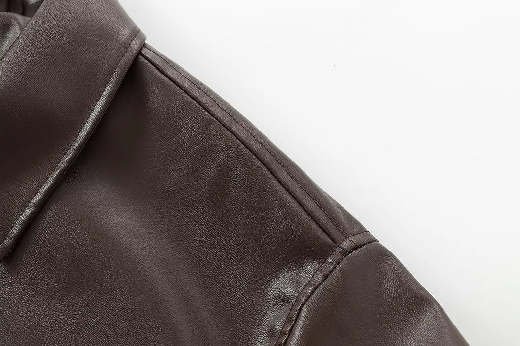 COPENHAGEN – Retro Jacket – 210 –Vegan Leather