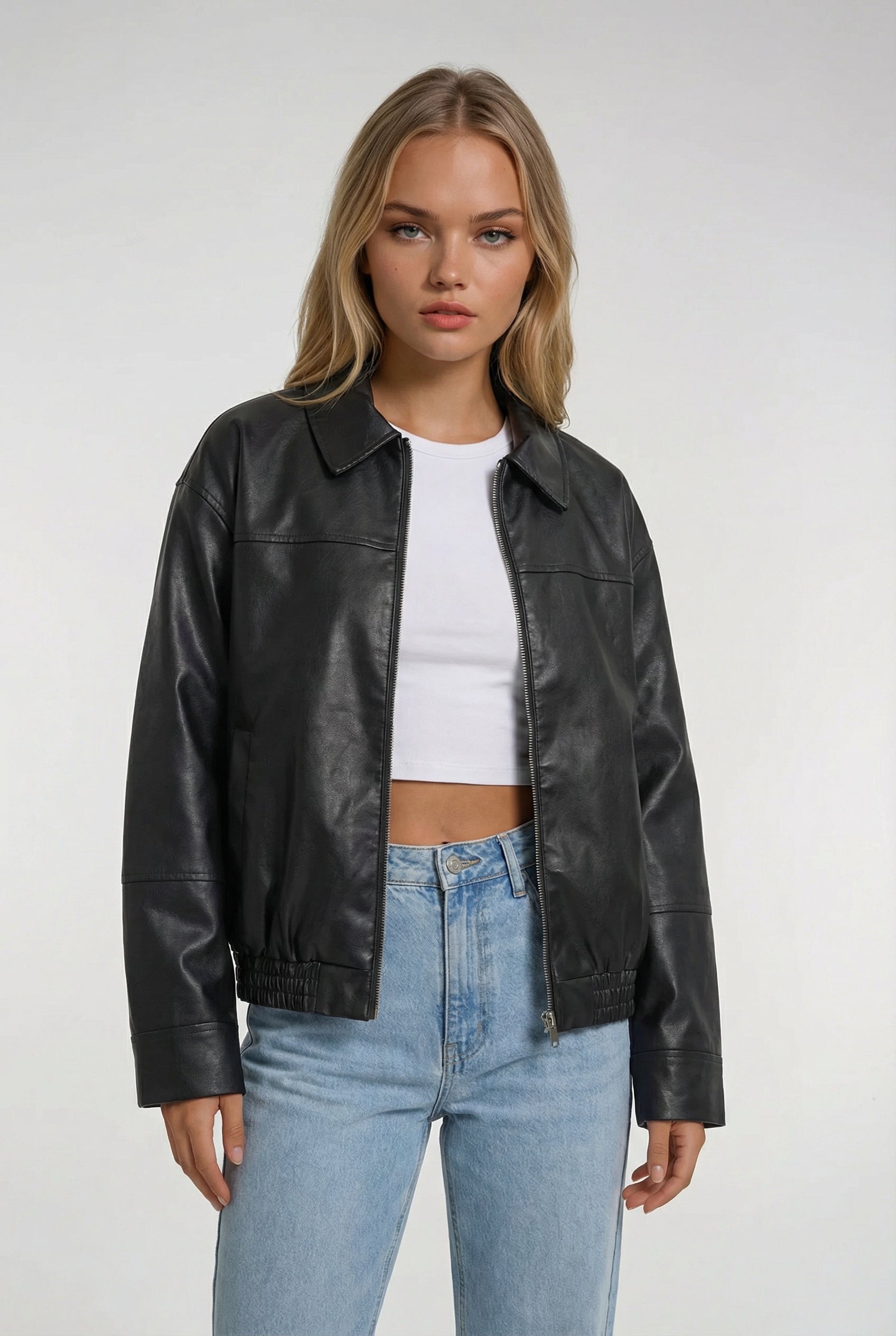 COPENHAGEN – Retro Jacket – 210 –Vegan Leather