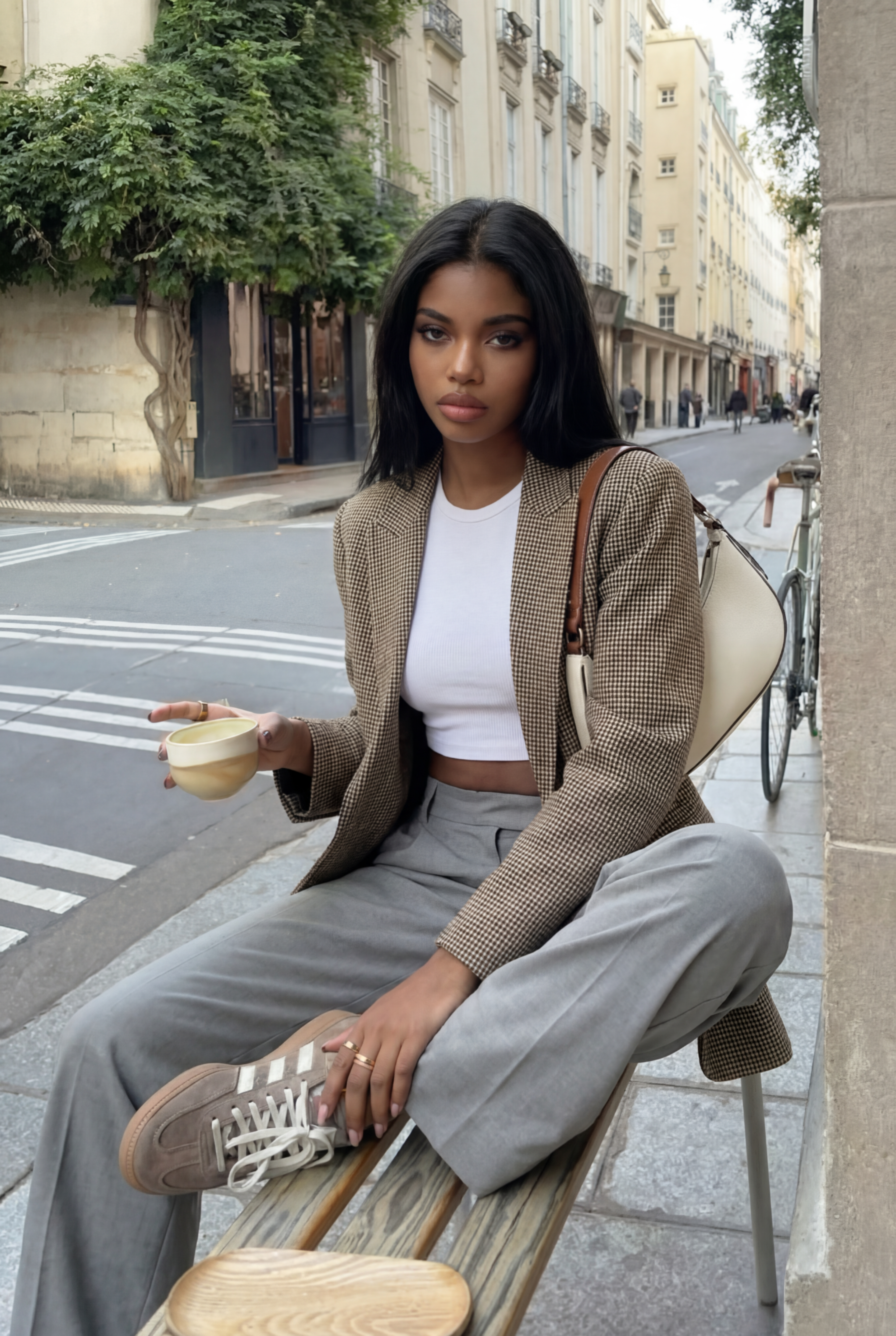 EDINBURGH – Plaid Blazer – 044 – Heritage Check