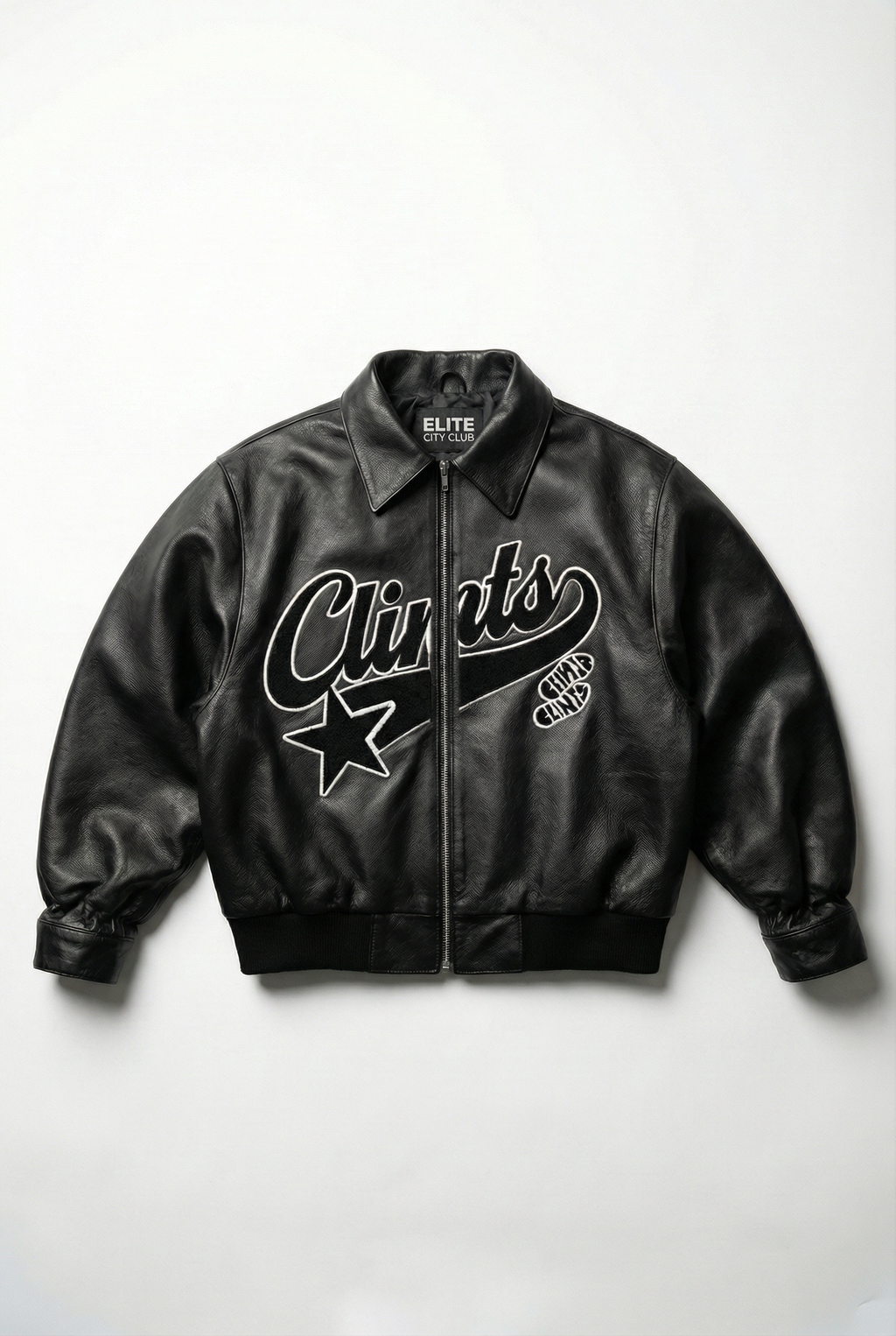 BERLIN – Y2K Embroidered PU Jacket – 909