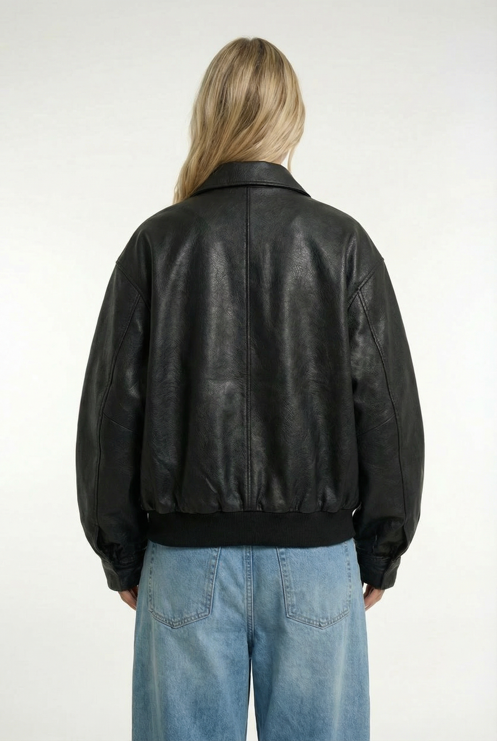 BERLIN – Y2K Embroidered PU Jacket – 909