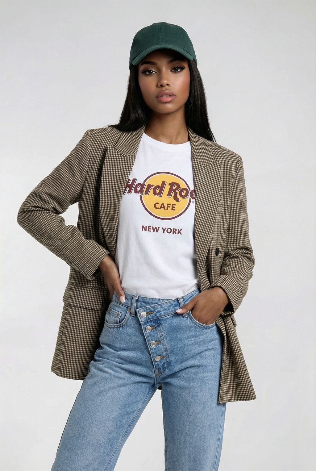 EDINBURGH – Plaid Blazer – 044 – Heritage Check