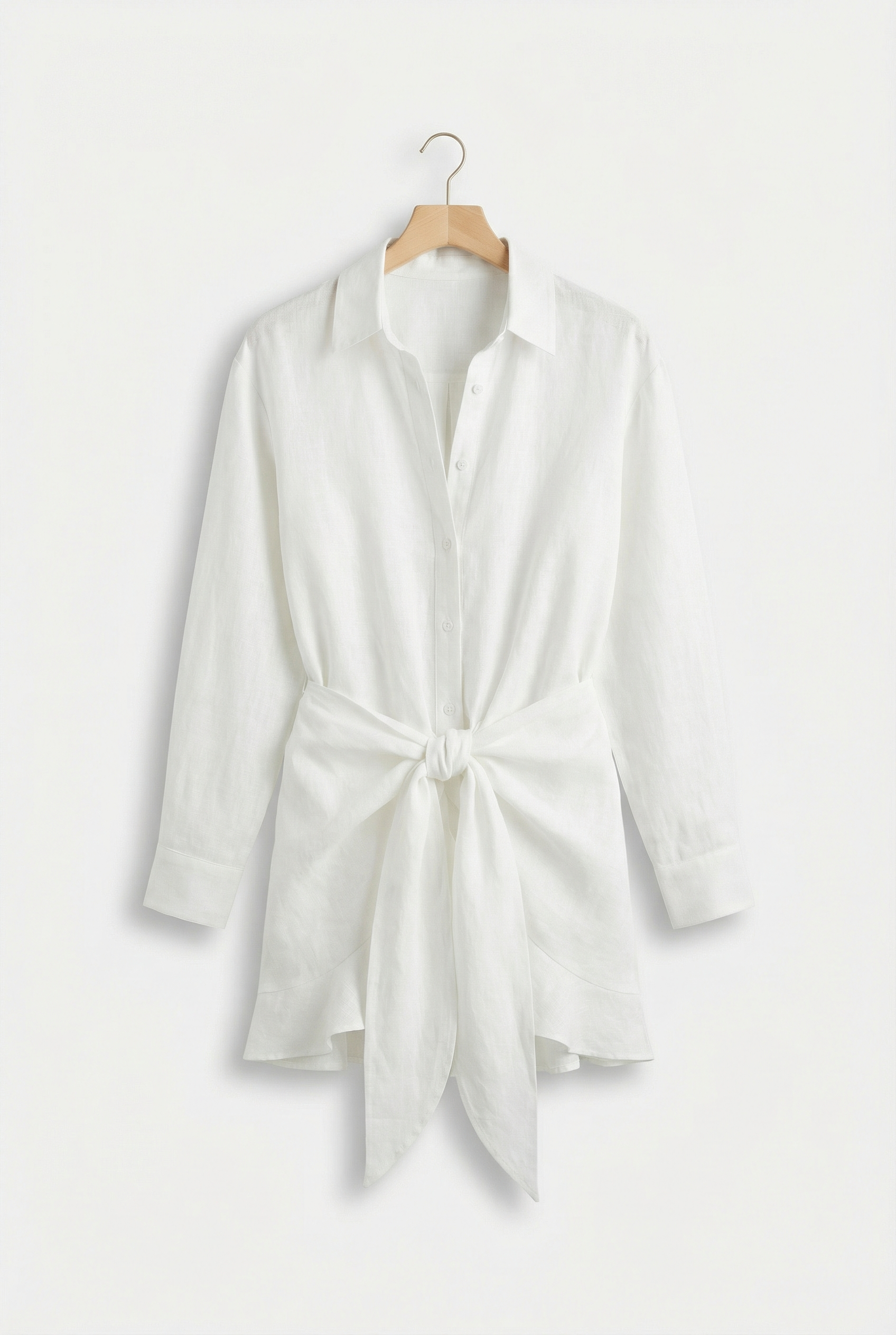 AMALFI – Tie-Front Shirt Dress – 2026