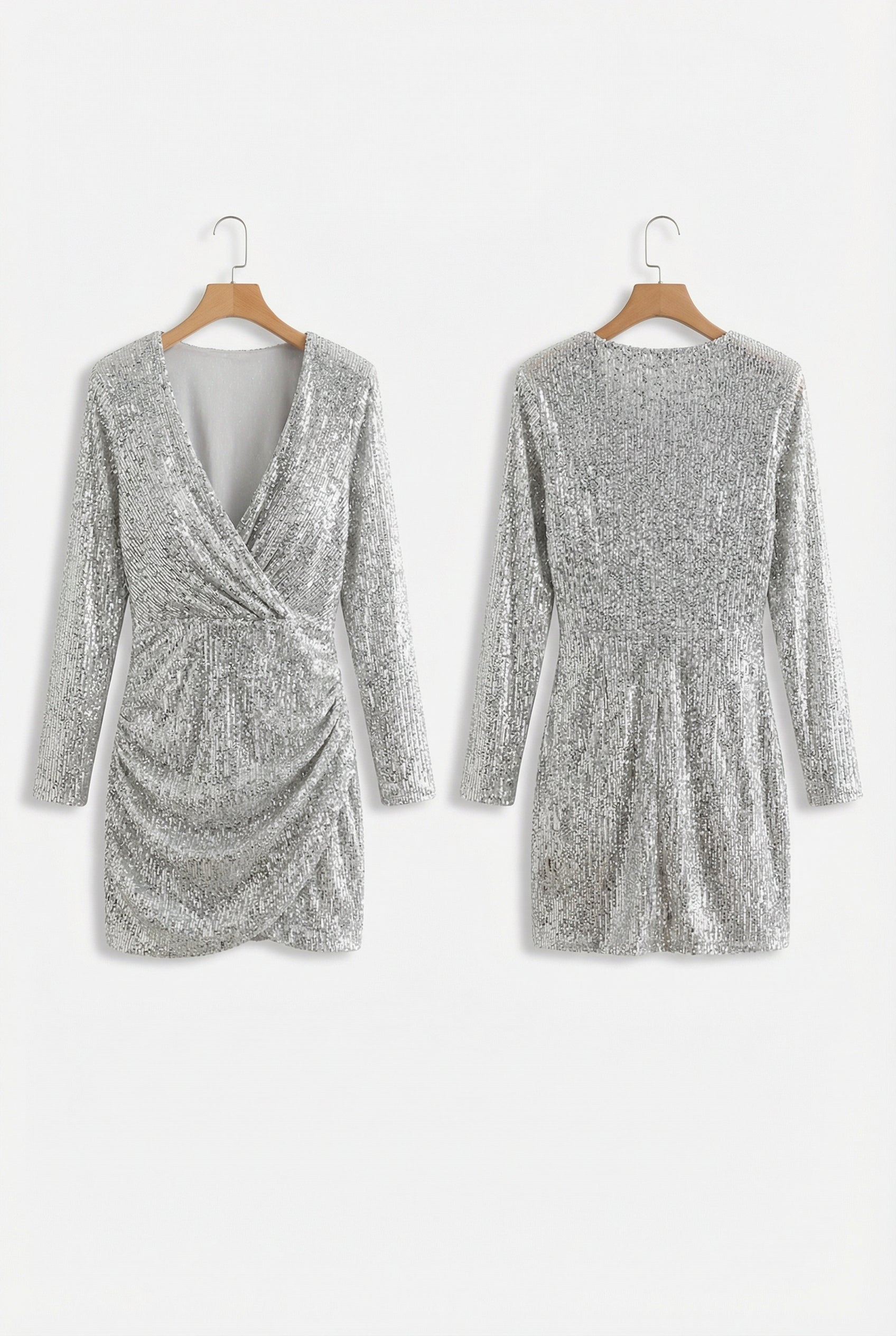 CANNES – Sequin Mesh Bodycon Dress – 3742