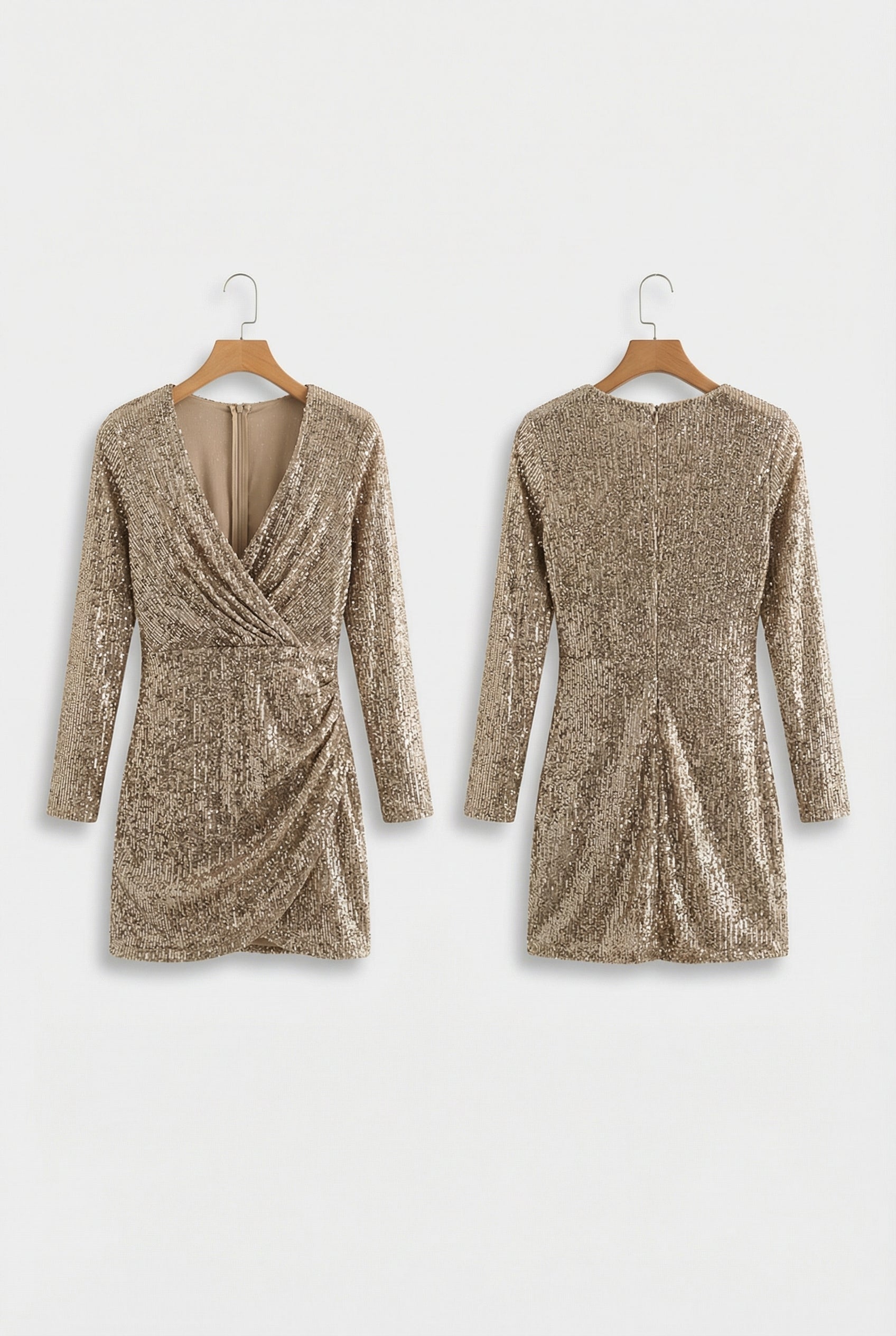 CANNES – Sequin Mesh Bodycon Dress – 3742