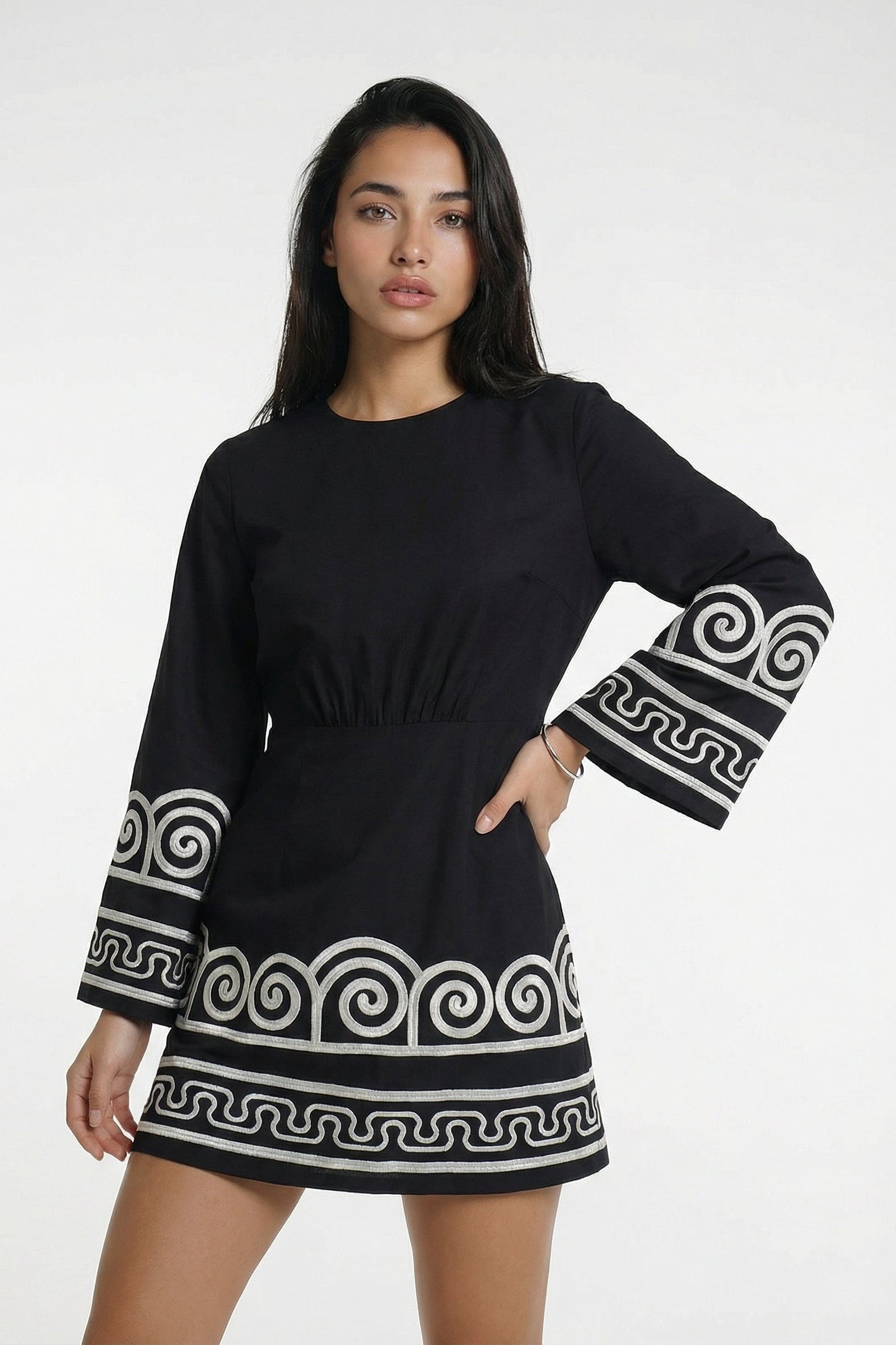 CAGLIARI – Embroidered Mini Dress – 1525